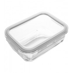 Pote 1l Hermético De Vidro Com Tampa